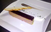 Plato de foie de David Millet