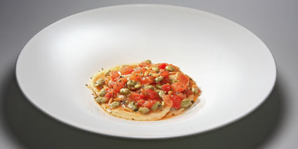 Raviolis de mozarella