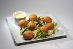 Buñuelos con tallegio