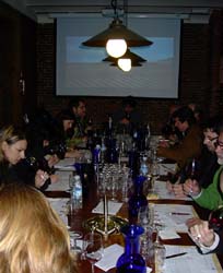Mesa de cata de Vinos Cuidadosos 2010