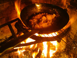 Patatas al fuego