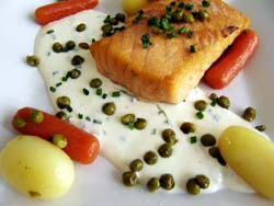 Salmón al estilo kuku