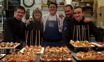 Bixente Muñoz, Ángela Basabe, Jose Luis Pascual, Pablo Jiménez y Félix Manso