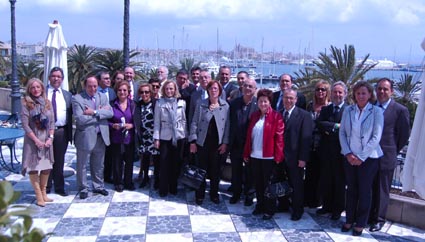 Representantes de Restaurantes Centenarios reunidos en Palma de Mallorca