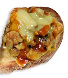 Tosta de bacalao al ajoarriero