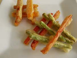 Tempura de verduras