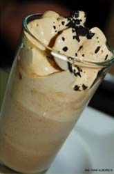 Capuccino de Guarapo con vainilla y chocolate