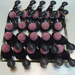 Bombones con vino de Rioja