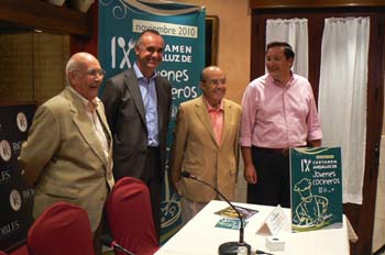 Representantes de la organización del certamen, en rueda de prensa