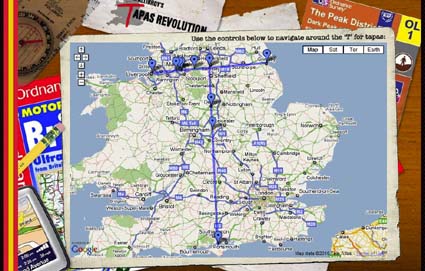 Mapa de Tapas Revolution