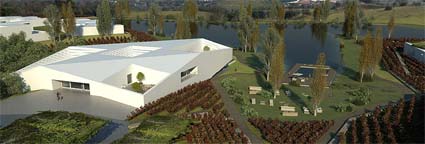 Recreación de los terrenos de turismo y producción vinícola