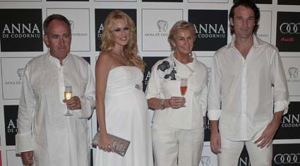 Javier Sanz, Carolina Cerezuela, Mª del Mar Raventós y Carlos Moyá