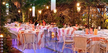 Terraza de La Meridiana del Alabardero