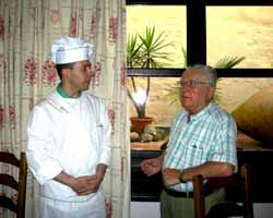 El chef Antonio Moreno Martín y Matteo Gaffoglio