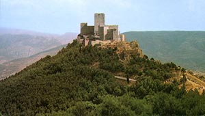 Altiva silueta del Parador Jaén