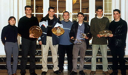 ganadores del concurso de jóvenes cocineros