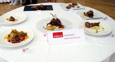 Platos finalistas de Adecco Chef