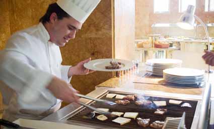 Cocina en vivo en el Hotel Montíboli