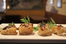 Gratinado de Bacalao y boletus