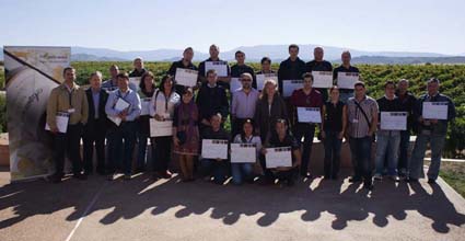Participantes en el IV Taller de Enología Azpilicueta