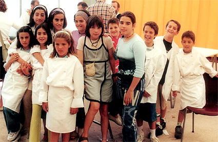 Participantes del Taller de niños