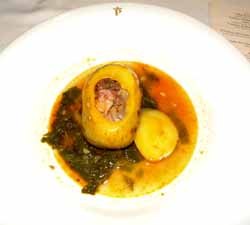 Cachelo del cocido con repollo