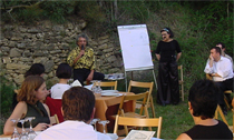 Un momento del taller