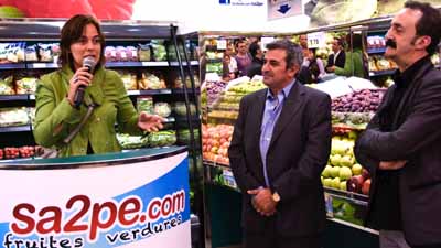 Laura López, Salvador Rodrigo y Santi Rodríguez