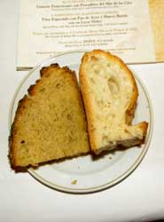 Pan de hogaza de millo
