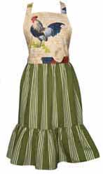 Delantal Vintage Green Le Coq, para ella