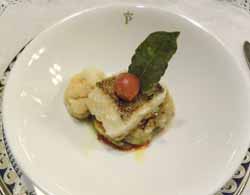 Bacalao Cecial con Pisto de Coliflor