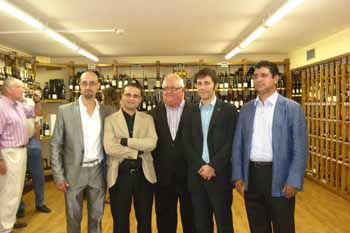 Antonio Domínguez, Vilislav Vili, Luis Delgado, Daniel Arias y Antonio Riera