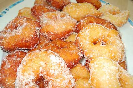 Los buñuelos que Antonia nos ha preparado