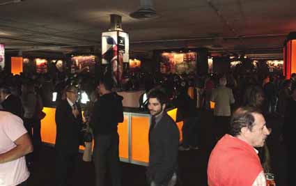 Así estaba el ambiente...