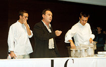 Ferrán Adrià y sus ayudantes