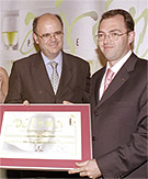 Otro momento de la entrega de premios