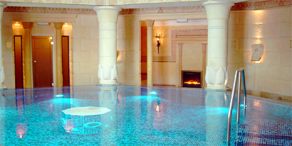 Piscina relajante de agua de mar