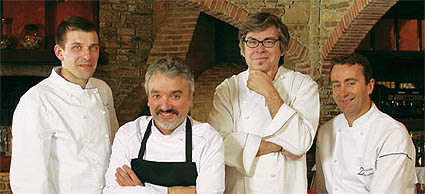 Cocineros del grupo Fogaina