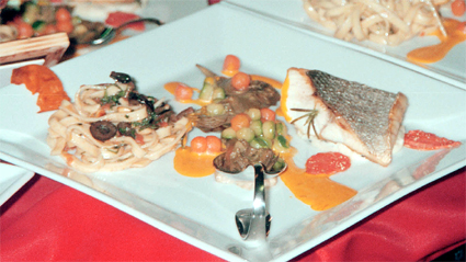 El plato de lubina...