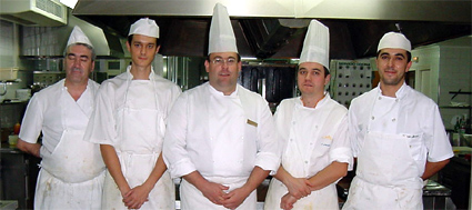 El equipo de cocina