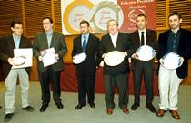 Foto de los galardonados