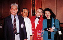 Shiro Degushi, presidente de ?All Japan Cooks Association? y Matteo Gaffoglio