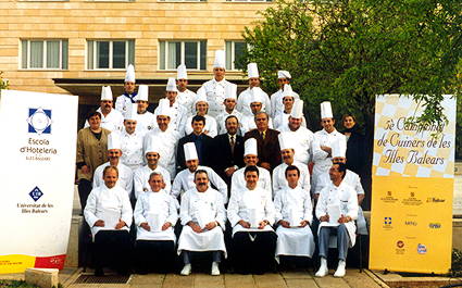 El jurado y los participantes del campeonato