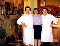 Bruno Oteiza, Birgit Hess y Mikel Alonso