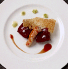 Morro de cerdo con cigalas