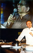 Joël Rocuchon durante su sesión magistral