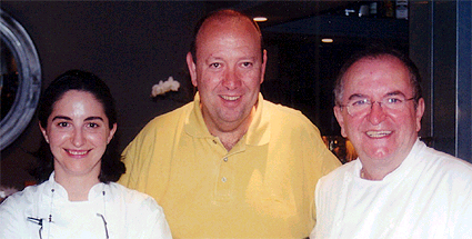 Elena Arzak, Ernesto Gallud y Juan Mari Arzak