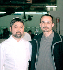 Liomy Mikuni y Luis Salinero