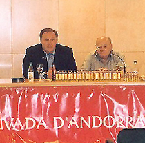 Damián Salcedo, en un momento de la conferencia