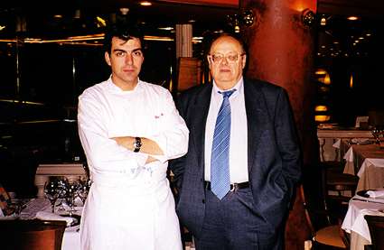 El cocinero Ramón Freixa y Joan Berenguer